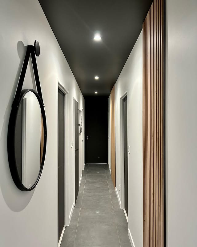Finitions décoratives sur un chantier RF Peinture